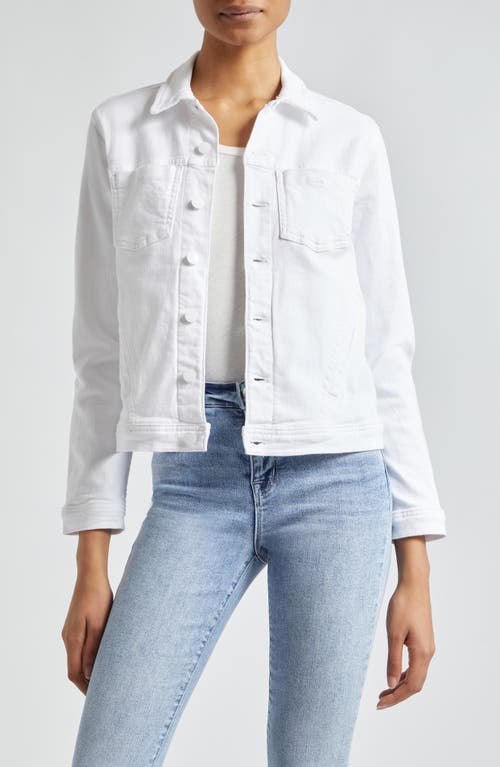 Shuri Femme Denim Jacket in Blanc