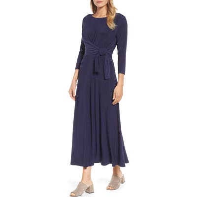 Cahus Faux Wrap Midi Dress