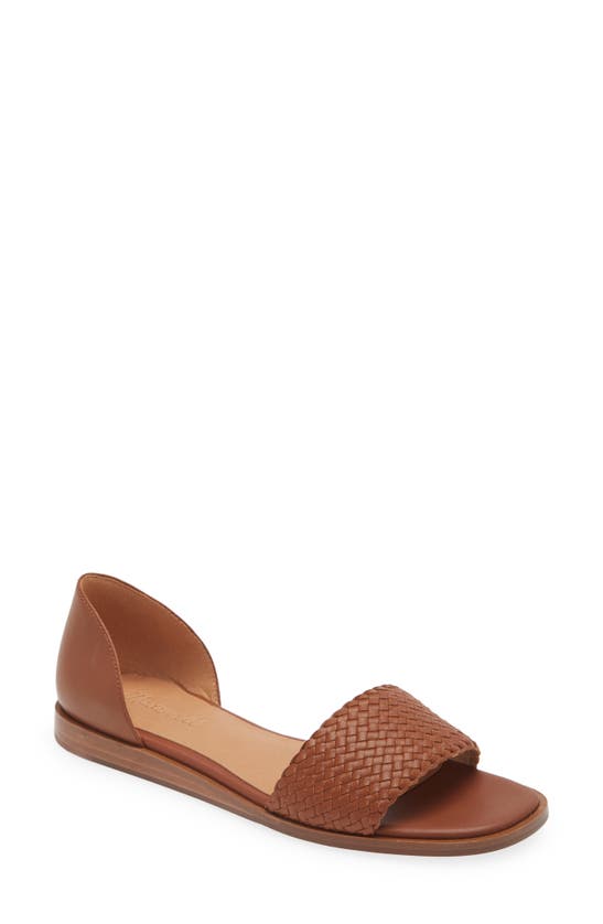 Madewell The Nelda D'orsay Flat In Dried Maple