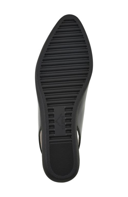Shop Cliffs By White Mountain Memory Slingback Flat In Black/patent