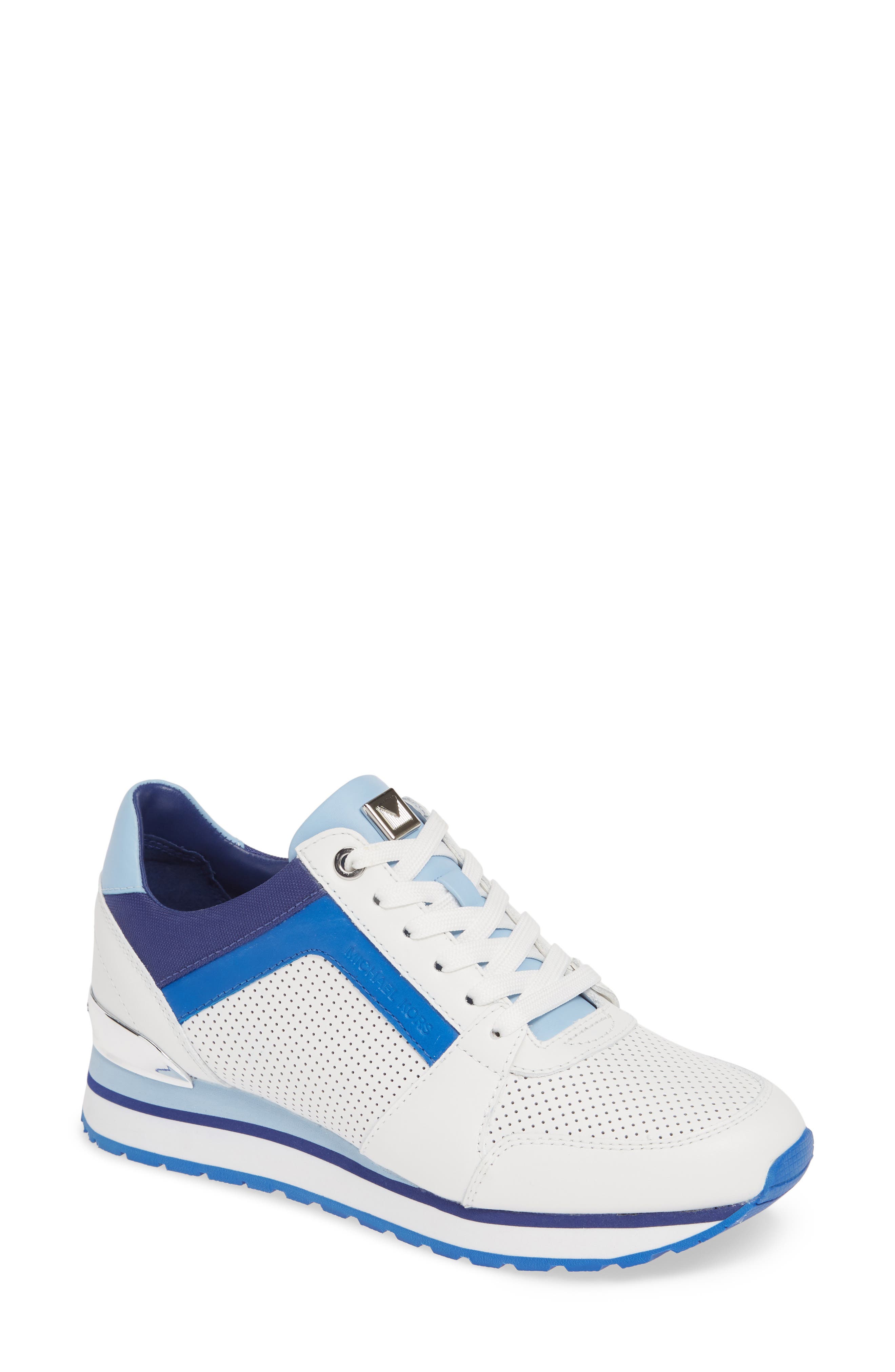 Michael Michael Kors Billie Perforated Sneaker, White