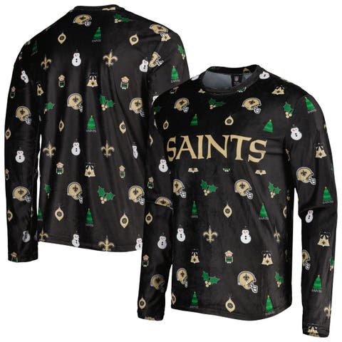 Men's FOCO Black New Orleans Saints Camo Raglan Pullover Hoodie Size: Extra Large