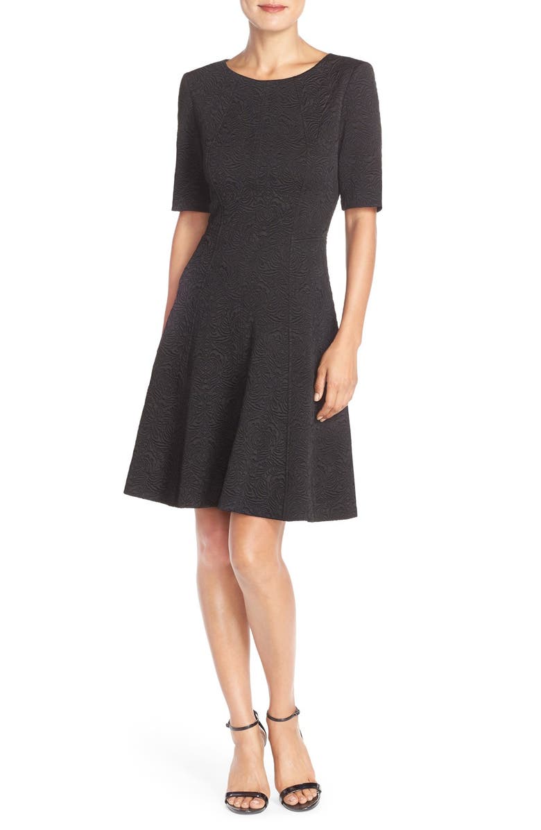 Maggy London Jacquard Fit & Flare Dress | Nordstrom