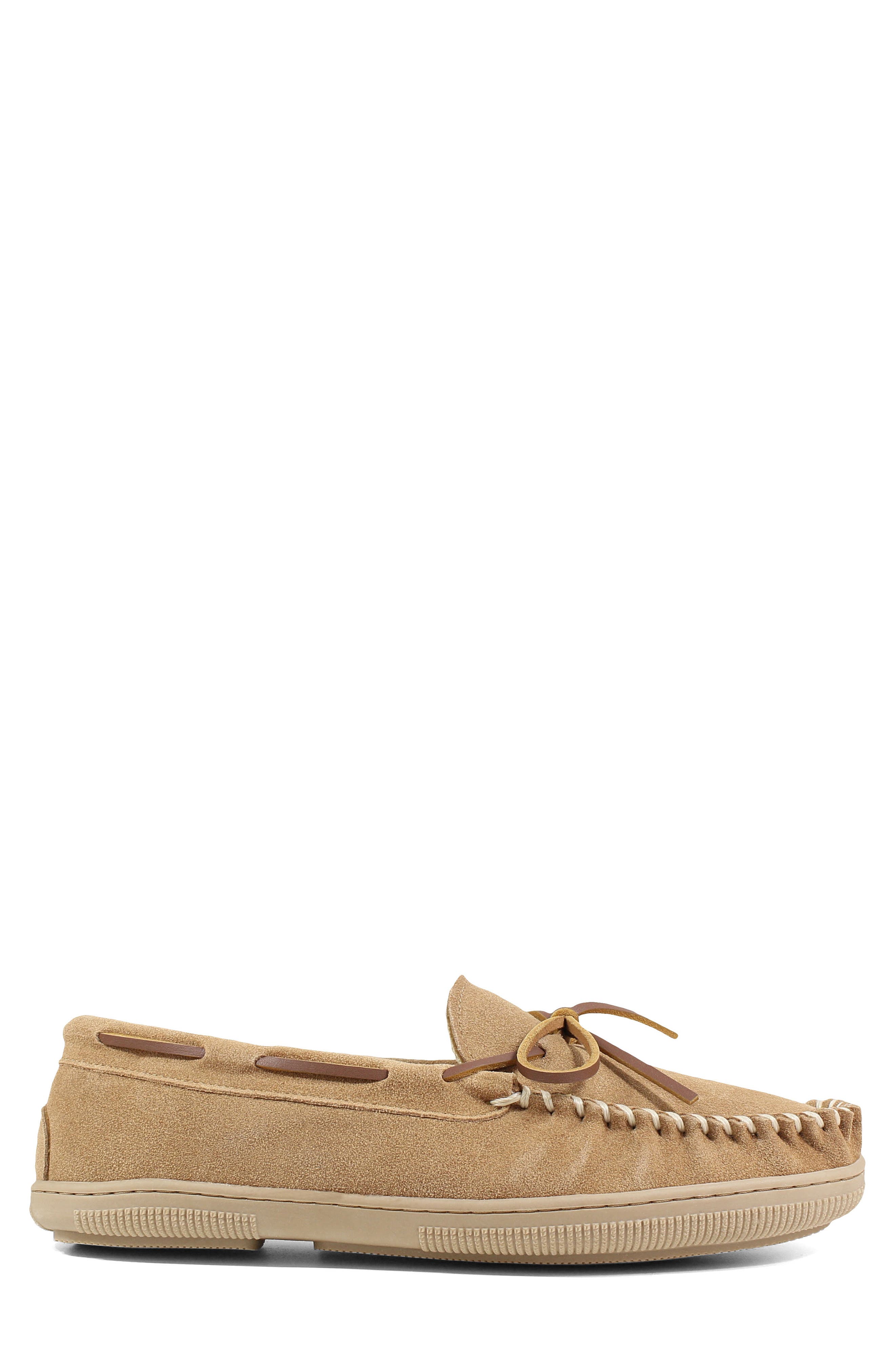 Florsheim Cozzy Tie Slipper in Sand - Medium Width main image 1