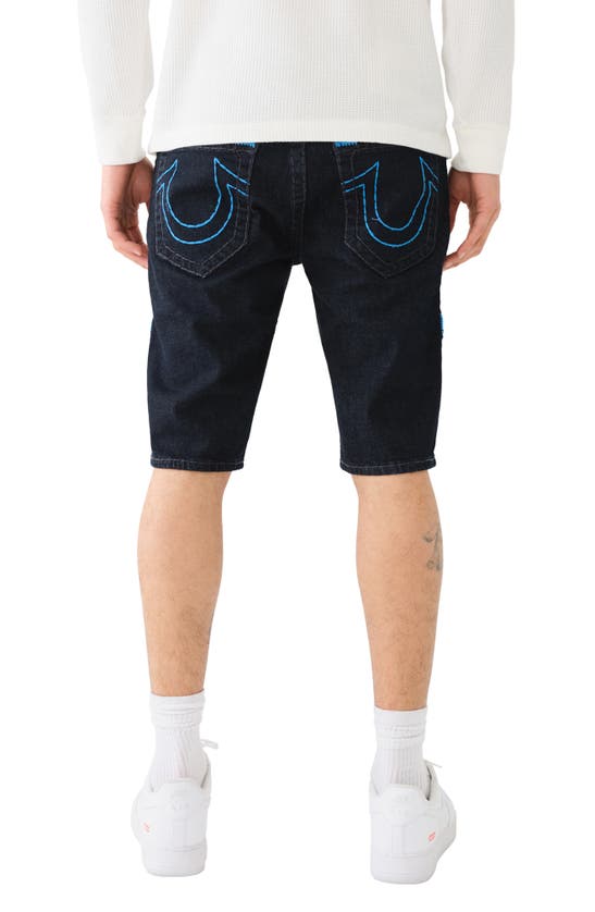 Shop True Religion Brand Jeans Super T Skinny Leg Stretch Denim Shorts In 2s Body Ri