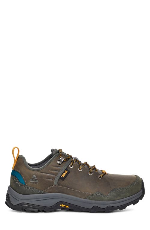 Shop Teva Riva Rp Waterproof Hiking Sneaker In Charcoal/blue