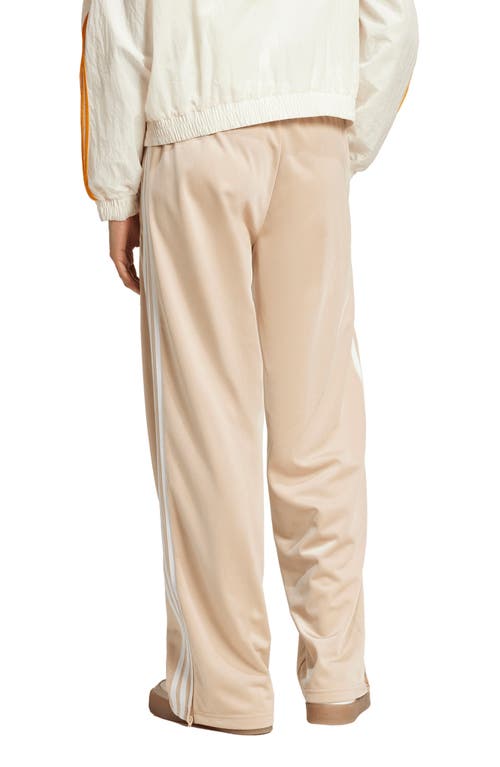 Shop Adidas Originals Adidas Adicolor Firebird Recycled Polyester Track Pants In Magic Beige