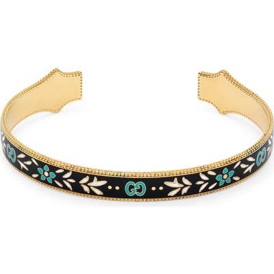 Gucci Icon Blooms Enamel Cuff