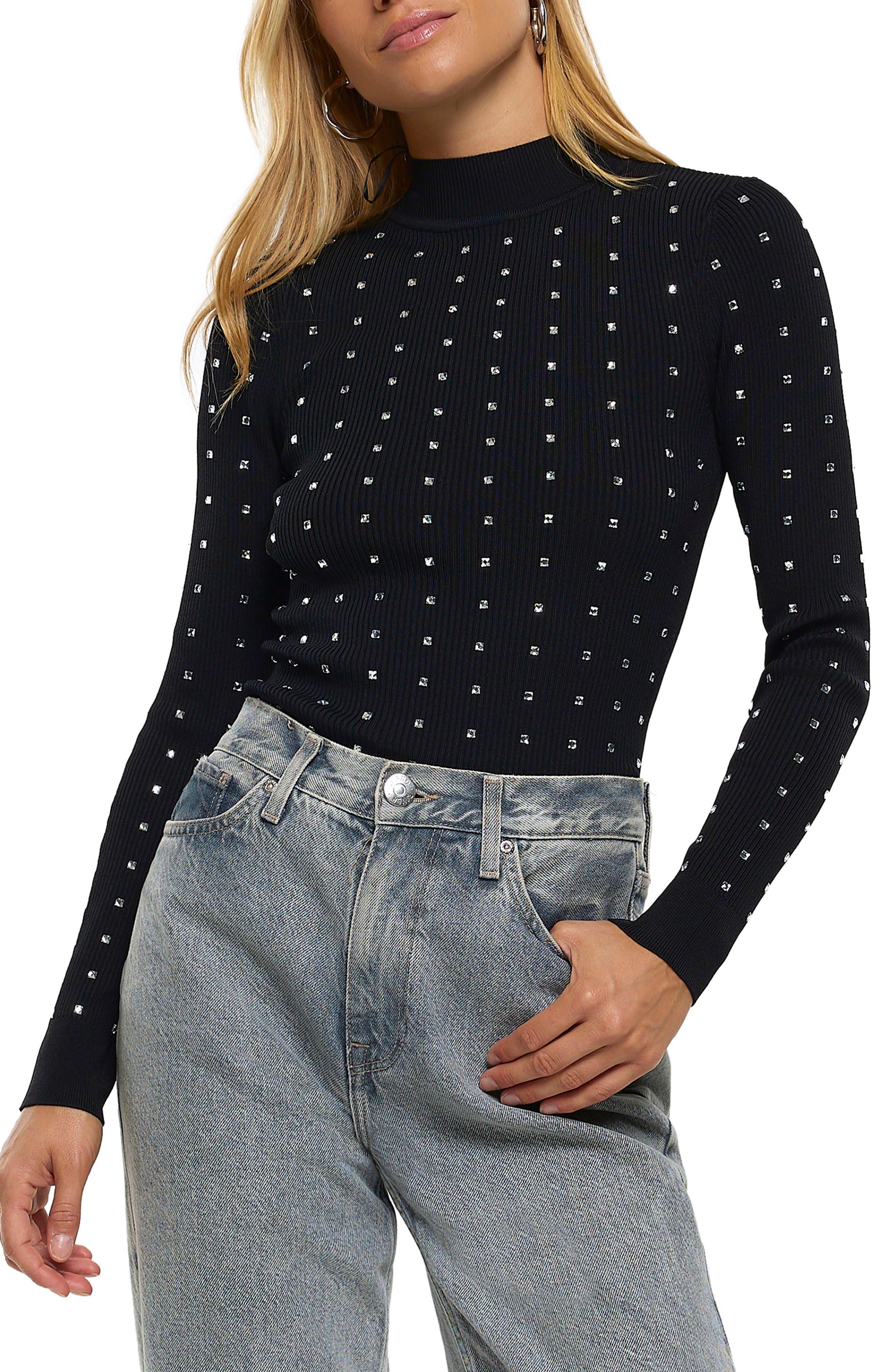 polka dot top river island