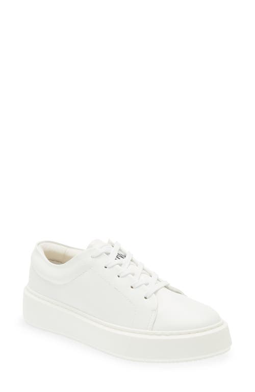 Ganni Sporty Mix Monochrome Sneaker in Egret at Nordstrom, Size 11Us
