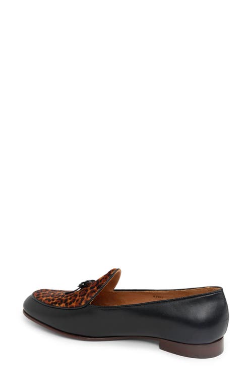 Shop Patricia Green Coco Loafer In Black/leopard