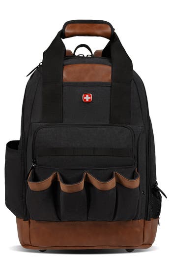 Swissgear 2767 Work Pack Tool Backpack In Black/brn