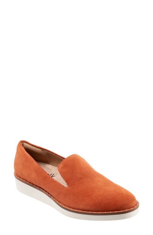 SoftWalk Westport Loafer in Coral Faux Leather