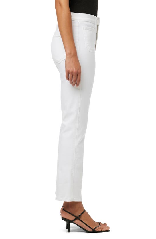 Shop Joe's High Rise Crop Bootcut Jeans In White