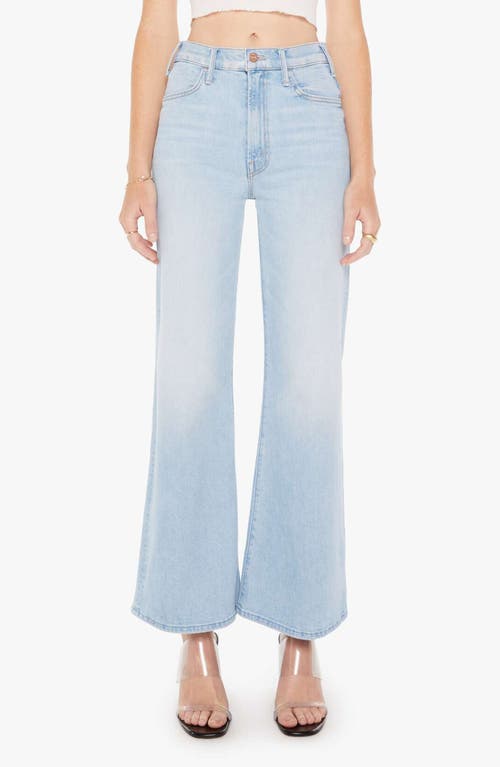 MOTHER The Hustler Roller Flood Wide Leg Jeans Cherie at Nordstrom,