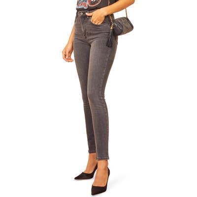 Reformation High & Skinny Jeans, 7 - Black