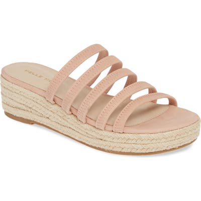 Pelle Moda Selby Strappy Platform Slide Sandal- Pink