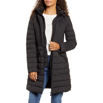 Bernardo Down & Primaloft Walker Jacket, Black