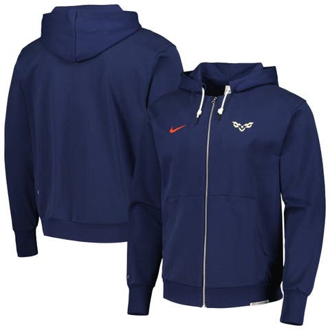 Nike Pistons Player Issued Standard Fit Full Zip Hooded Sweatshirt / 2X-Large