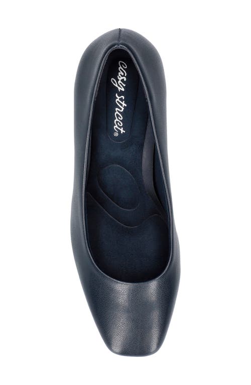 Shop Easy Street Poet Pump In Navy