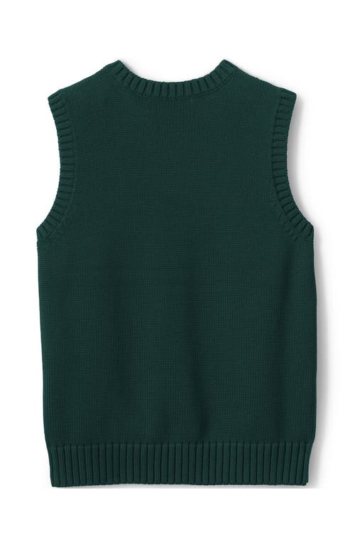 LANDS' END LANDS' END SCHOOL UNIFORM KIDS COTTON MODAL SWEATER VEST