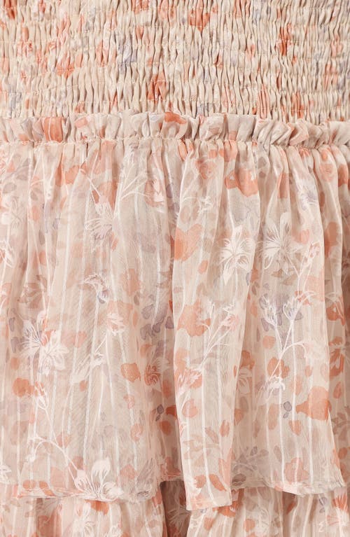 Petal And Pup Petal & Pup Kristah Floral Tiered Maxi Dress In Pink