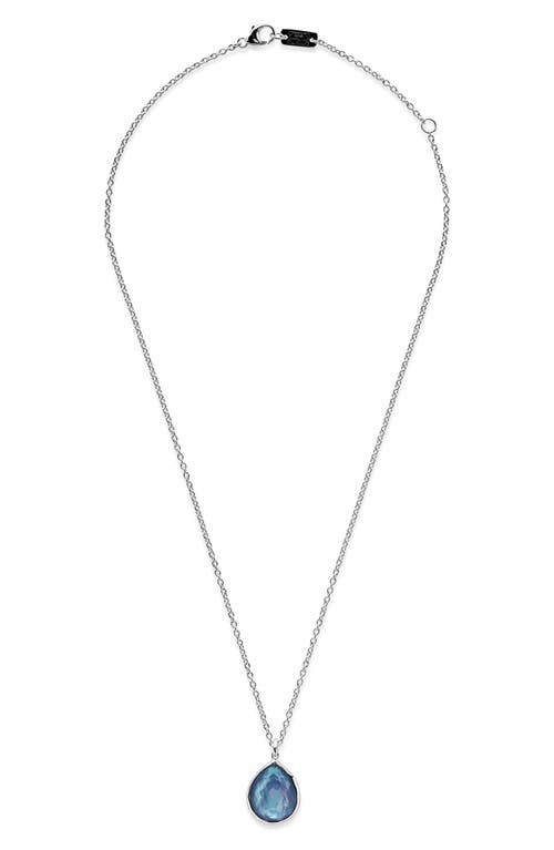 Ippolita Rock Candy® Mini Teardrop Pendant Necklace In Metallic