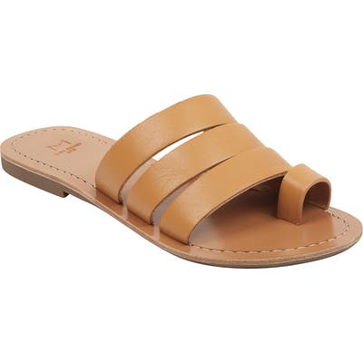Marc Fisher Ltd Rilee Slide Sandal, Brown
