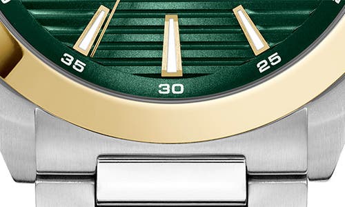 Hugo Boss Men's Strike Quartz Basic Calendar Stainless Steel Watch 41mm In Green