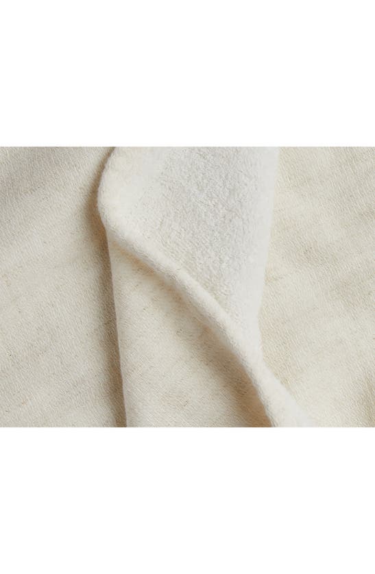 Shop Parachute Cloud Organic Cotton Blend Bath Towel In Natural With Cream