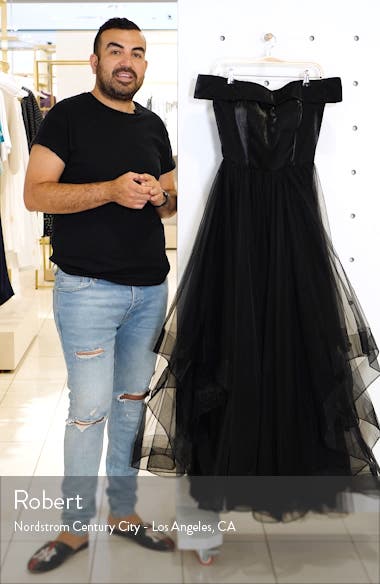 Off the Shoulder Evening Dress, sales video thumbnail