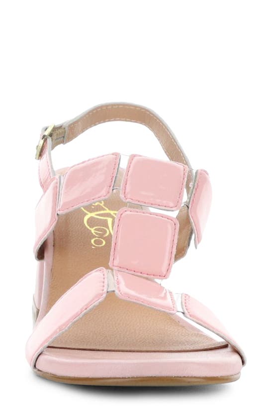 Bos. & Co. Glow Slingback Sandal In Pink Patent