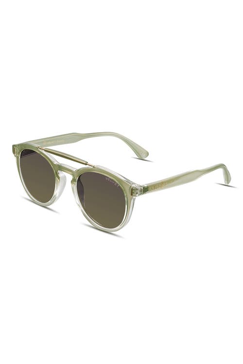 Shop Velvet Eyewear Amelia Sunglasses In Mint