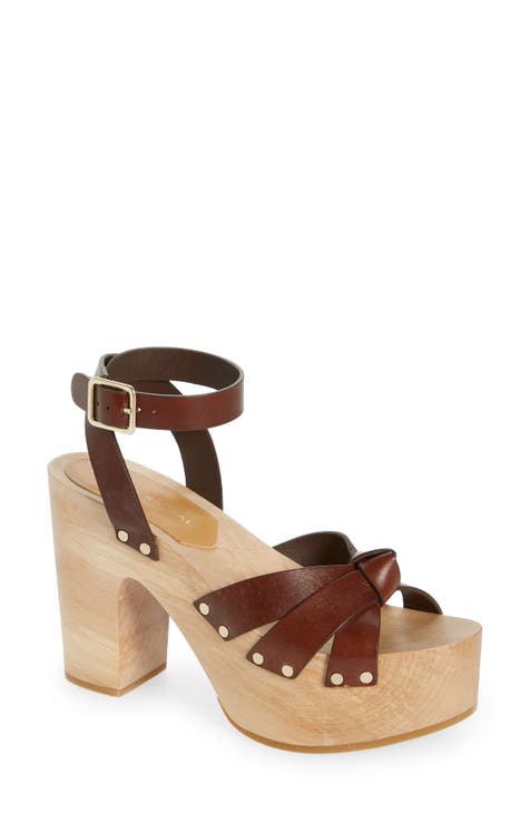 Abbie Ankle Strap Platform Sandal (Women)