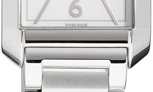 Baume & Mercier Hampton Bracelet Watch, 43mm In Opaline White/silver