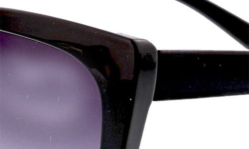 Bcbg 52mm Modern Square Sunglasses In Shiny Black