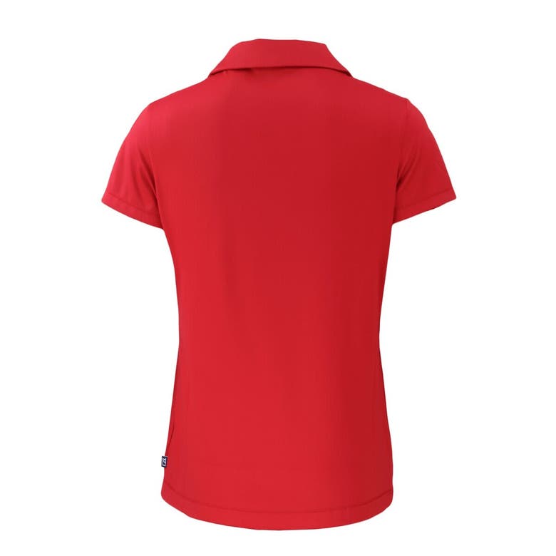 Shop Cutter & Buck Red Colorado Rockies Daybreak Eco Recycled V-neck Polo