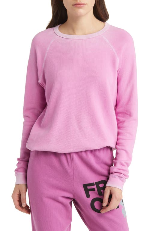 FREECITY Lucky Rabbits Cotton Sweatshirt in Pink Rabbit