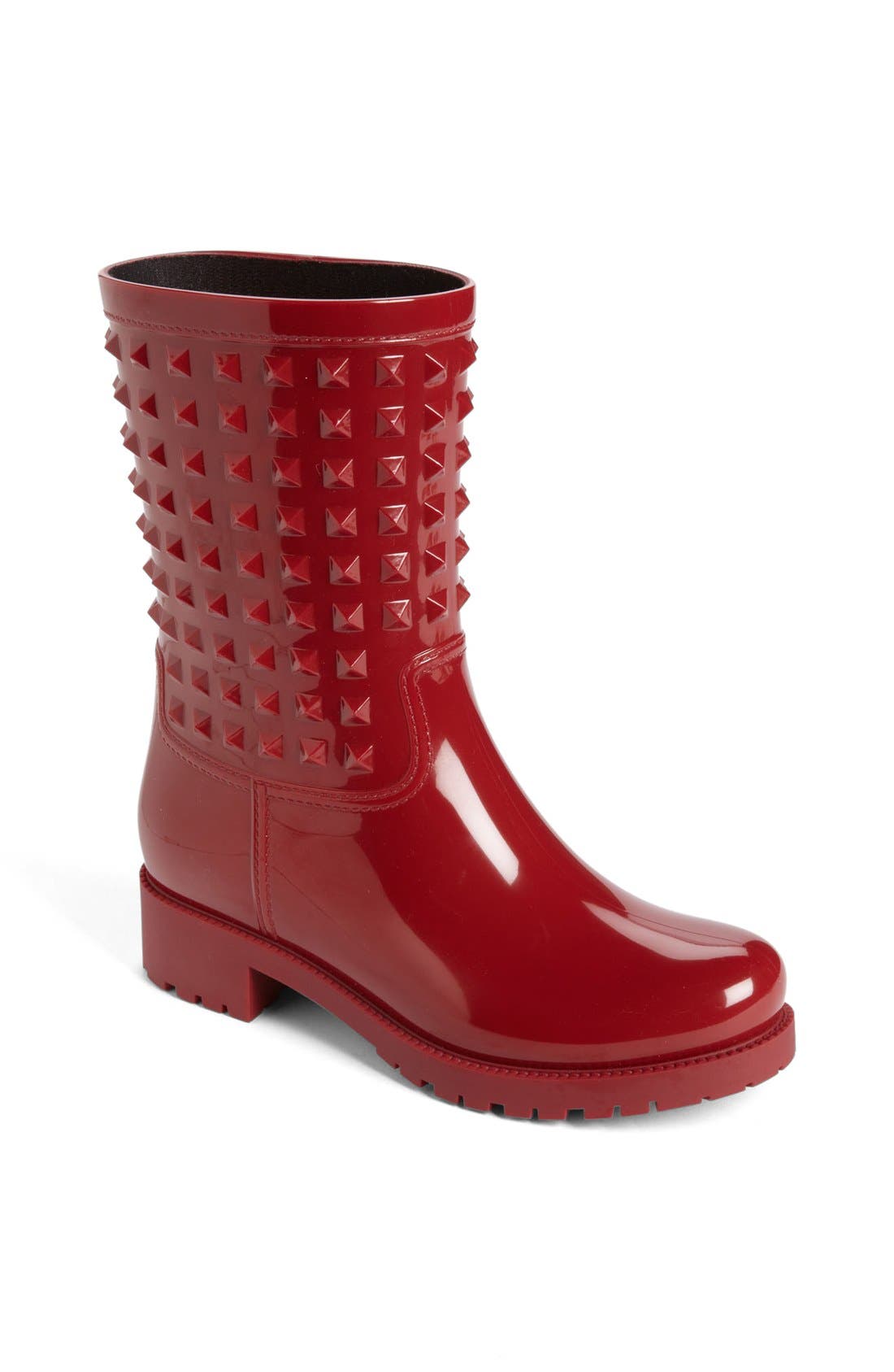 valentino rockstud rain boots