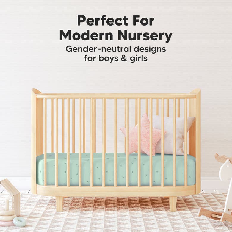 Keababies Isla Fitted Mini Crib Sheets In Bunnies