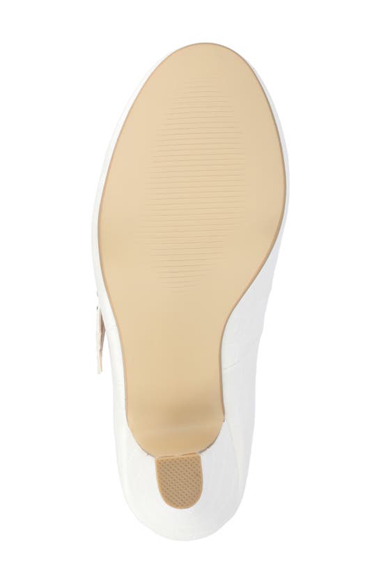 Shop Journee Collection Windy Mary Jane Pump In Ivory