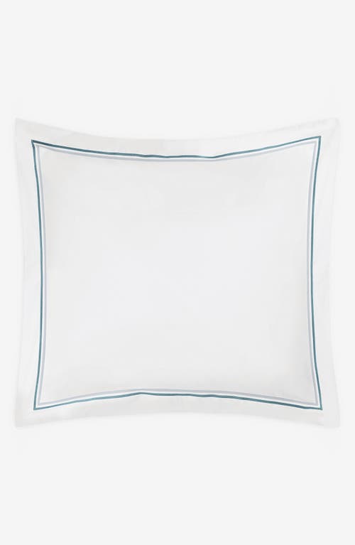 Matouk Essex Cotton Percale Euro Sham in Pool at Nordstrom