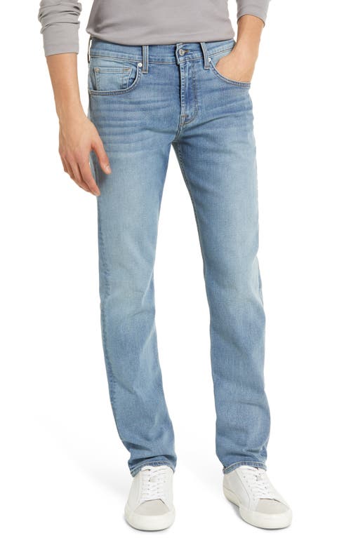 7 For All Mankind The Straight Straight Leg Jeans in Rainyblue