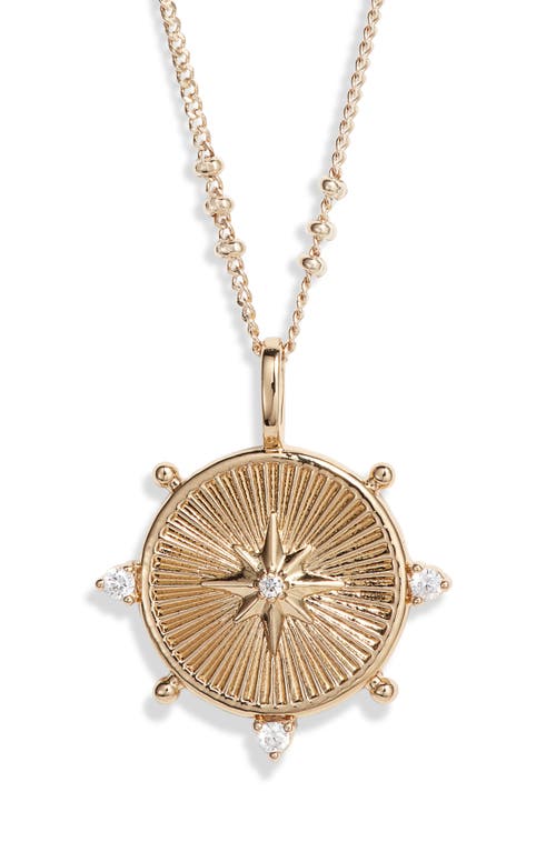 Brinley Illuminate Charm Pendant Necklace in Gold