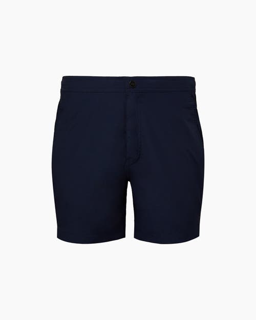 Onia Men's Flat Front Traveler Shorts In Deep Navy