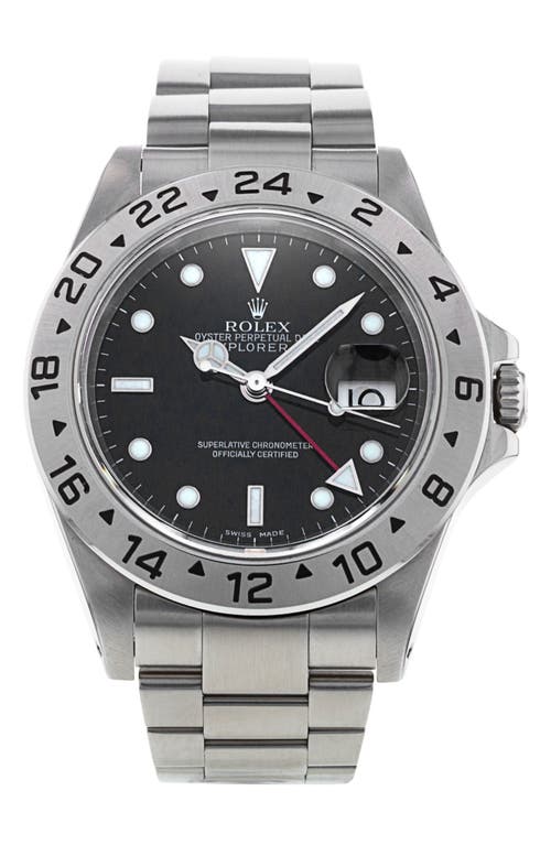Rolex Preowned Explorer II Automatic Bracelet Watch