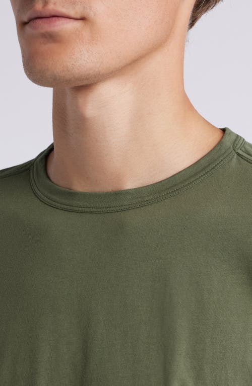 Shop Merz B Schwanen Pimatee01 Organic Cotton Tee In Army
