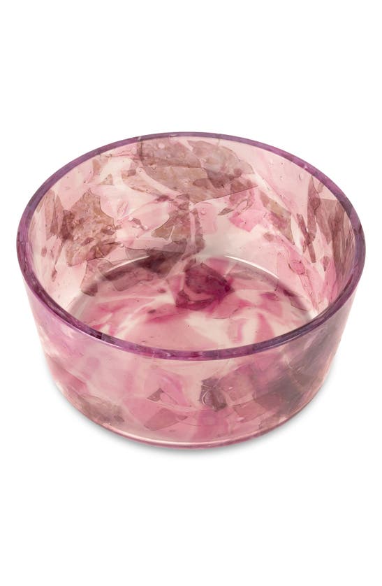 Shop Stories Of Italy Watercolor Medium Ruby Bowl In Pink