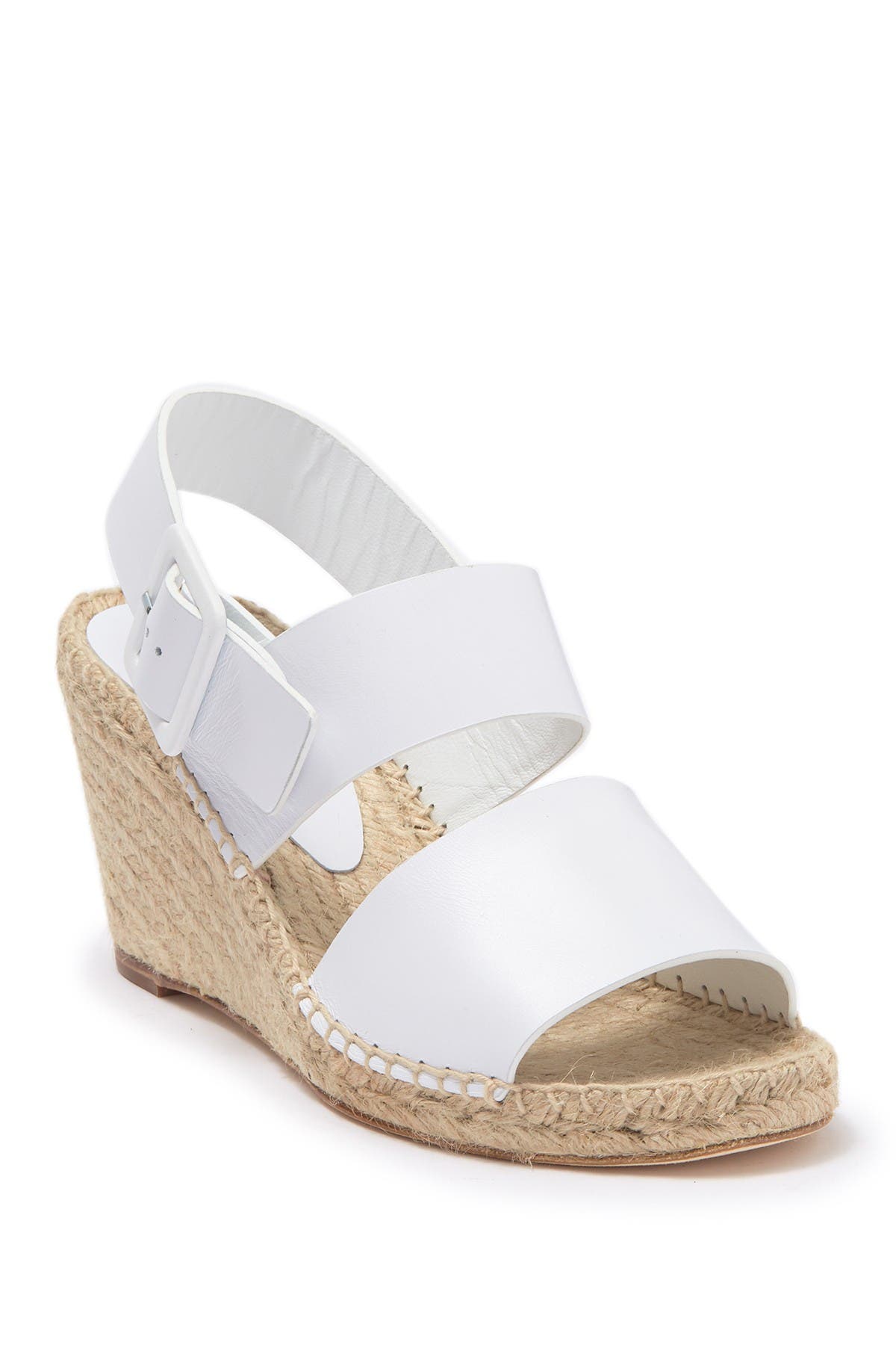 Paloma Barceló Matsuko Espadrille Leather Wedge Sandal In White | ModeSens
