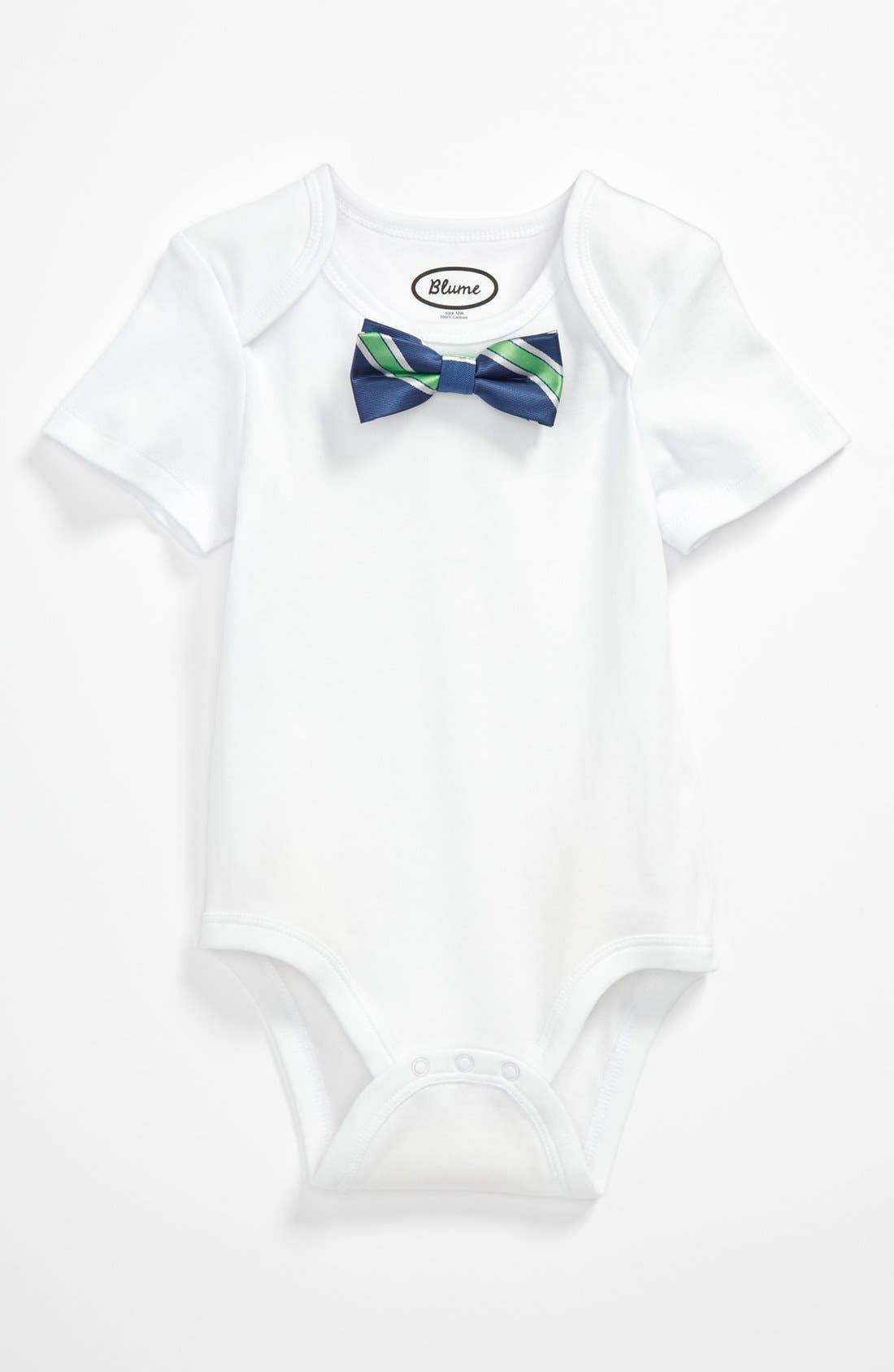 Blume Bow Tie Romper (Baby) Nordstrom